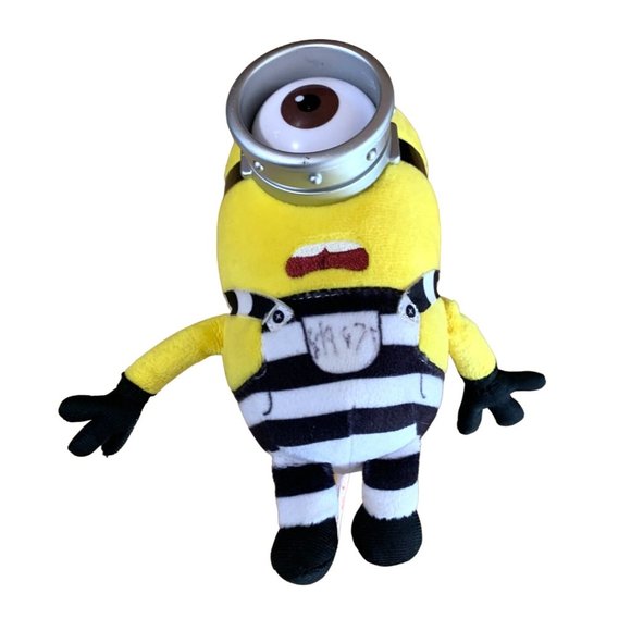 Despicable Me 3 Ty beanie Babies Carl Jail House Inmate 2017 6 in Tall Stuffed P - Picture 1 of 4